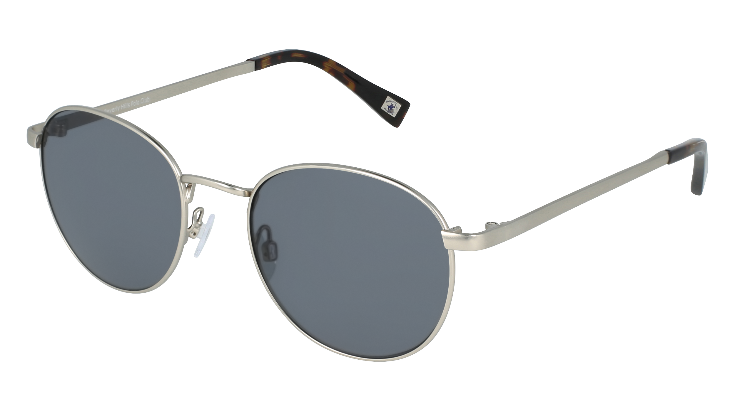 USA Ship shape faint Beverly Hills Polo Club BHPC 79S Silver Women's Sunglasses | Meijer Optical